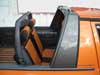 Orange/dark grey